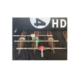 15.5" (394mm) HD axle kit with Steel axel rod mounts