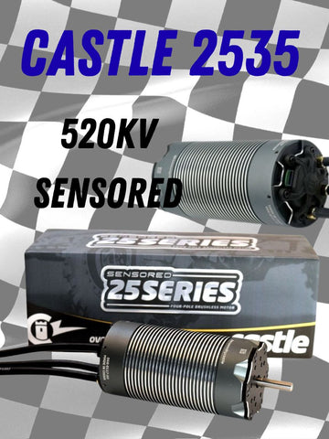 Castle 2535 Sensored 520kv motor