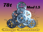 78t Mod 1.5 open spur gear