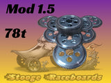 78t Mod 1.5 open spur gear