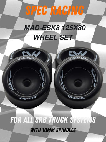 Mad-esk8 125x80mm wheel set
